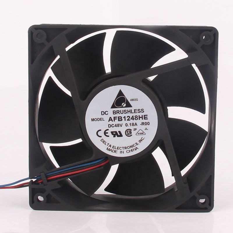 DELTA 12V 24V DC48V 0.18A EC AC 120x120x38mm 12038 12CM 3-line Industrial Computer Inverter Centrifugal AFB1248HE Cooling Fan
